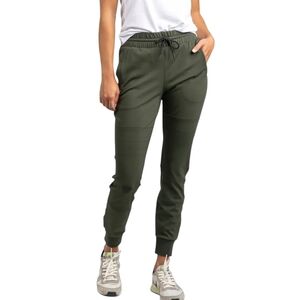 BYLT | ELITE+ Dark Olive Premium Basic All Season‎ Drawstring Joggers Women's S